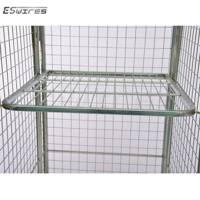 roll containers with wheels shelf
